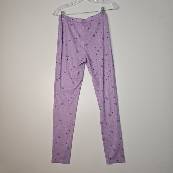 For Love And Lemons Pointelle Long Sleeve Sleep Set Size Medium - Picture 9 of 13